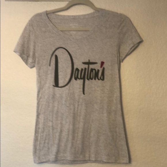 Dayton's Department Store Vintage Fitted Scoop Tee - Picture 1 of 5